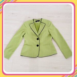Black Label by Evane-Picone Pistachio Green Blazer - Size 4